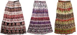 Jaipur Skirt with Lurex Threading